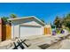 Detached two-car garage, offering ample parking and storage space, with alley access and a well-maintained exterior at 284 S Lafayette St, Denver, CO 80209