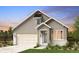 Charming, modern two-story home showcasing neutral colors, attached two-car garage, and a welcoming entrance at 16517 W 92Nd Pl, Arvada, CO 80007