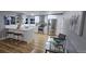 Modern kitchen with stainless steel appliances and counter seating at 409 N Finch Ave, Lafayette, CO 80026