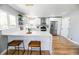 Modern kitchen with stainless steel appliances and light countertops at 409 N Finch Ave, Lafayette, CO 80026