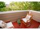 Cozy balcony view with outdoor furniture ideal for relaxation and entertainment at 6845 S Webster St # E, Littleton, CO 80128