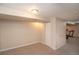 Finished basement area featuring carpet flooring and recessed lighting at 87 Macon Ct, Aurora, CO 80010