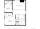 Second floorplan featuring 1 bedroom, 1 bathroom, and multiple walk-in closets at 87 Macon Ct, Aurora, CO 80010