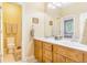 Bathroom with double sinks and ample storage space at 3221 Autumn Sun Cir, Castle Rock, CO 80104