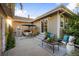 Private backyard with a patio, an outdoor dining area, and comfortable seating at 2026 S Lincoln St, Denver, CO 80210