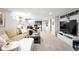 Spacious finished basement featuring plush carpet and a tv viewing area at 2026 S Lincoln St, Denver, CO 80210