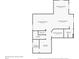 Finished basement layout featuring multiple rooms including recreational areas, utilities and bathroom at 1665 Diamond Head Dr, Castle Rock, CO 80104