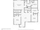 Second floor plan with primary bedroom, loft, two bedrooms, laundry room, closets and multiple bathrooms at 1665 Diamond Head Dr, Castle Rock, CO 80104