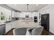 Spacious kitchen with stainless steel appliances and extra-long island at 1665 Diamond Head Dr, Castle Rock, CO 80104