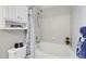 Clean bathroom with a shower and bathtub combo at 4357 W 118Th Pl, Westminster, CO 80031