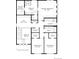 Upstairs floor plan showing bedrooms, primary bath, and laundry room at 6331 Las Palmas Pt, Parker, CO 80134