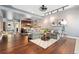 Comfortable living room featuring a large sectional sofa and modern decor at 10000 E Yale Ave # 41, Denver, CO 80231