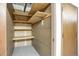 Interior of a storage unit with wooden shelving at 3675 S Cherokee St # 110, Englewood, CO 80110