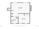 Basement floor plan featuring Gathering room, fireplace, bedroom, bathroom and closets at 2554 S Laredo Ct, Aurora, CO 80013