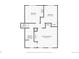 Second floor plan displaying bedroom, closet, bathroom and stairs at 2554 S Laredo Ct, Aurora, CO 80013