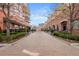 Landscaped walkway through the community at 105 Fillmore St # 204, Denver, CO 80206