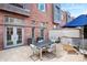 Outdoor patio with seating area, perfect for relaxing at 105 Fillmore St # 204, Denver, CO 80206