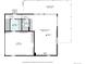 This floorplan shows the garage, laundry room, recreation room, and covered deck at 31258 Niakwa Rd, Evergreen, CO 80439