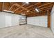 A spacious garage with shelves for storage at 13849 W 66Th Dr, Arvada, CO 80004