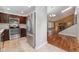 Modern kitchen featuring stainless steel appliances and an open concept layout at 13849 W 66Th Dr, Arvada, CO 80004