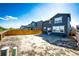 Expansive backyard with a wooden fence, offering ample space for outdoor activities and customization at 947 W Beverly St, Elizabeth, CO 80107