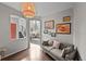 Inviting living room featuring a comfortable couch and stylish decor, creating a cozy atmosphere at 8532 W Eden Dr, Littleton, CO 80127