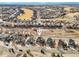 Aerial view of the neighborhood highlighting the home's location in a well-planned community at 8131 S Coolidge Way, Aurora, CO 80016