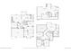 Combined floor plans for the first and second floors along with the basement layout of the house at 8131 S Coolidge Way, Aurora, CO 80016