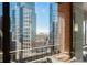 This residence showcases breathtaking city views with floor to ceiling windows for natural light at 1551 Larimer St # 1405, Denver, CO 80202