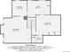 Basement floorplan showing storage, room, basement, bedroom and bathroom with total square footage included at 8216 S Krameria Way, Centennial, CO 80112