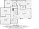 Floorplan with bedrooms, bathrooms, laundry, WIC, hall and balcony, showing total square footage at 8216 S Krameria Way, Centennial, CO 80112