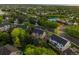 Aerial view of the neighborhood with lush landscaping and mature trees at 10524 Serengeti Dr, Lone Tree, CO 80124