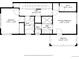 Detailed floor plan showcasing layout of bedroom, bathroom, primary bedroom, walk in closet and balcony at 2830 W 32Nd Ave, Denver, CO 80211