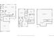 Three floor plans showing the layout of the first and second floor, and the basement at 17402 W 93Rd Pl, Arvada, CO 80007