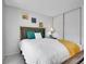 Cozy bedroom featuring a comfortable bed, soft lighting, and neutral decor at 655 Gooseberry Ct, Lafayette, CO 80026