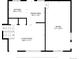 First floor plan view of kitchen, dining room, living room, and main room at 10978 Roseanna Dr, Northglenn, CO 80234