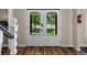 Bright entryway featuring double doors with views of the lush front yard at 10978 Roseanna Dr, Northglenn, CO 80234