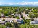Aerial view of a neighborhood with mountain views at 10978 Roseanna Dr, Northglenn, CO 80234