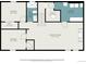 Basement floor plan displaying recreation room, laundry, utility and bedroom locations at 2280 Sherrelwood Dr, Denver, CO 80221