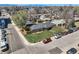 Aerial view showcasing the home, landscaping, and surrounding neighborhood at 3383 S Ogden St, Englewood, CO 80113