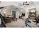 Spacious loft with sitting area and exercise equipment at 42280 Kingsmill Cir, Elizabeth, CO 80107