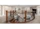 Open upper landing overlooks the main floor at 42280 Kingsmill Cir, Elizabeth, CO 80107