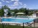 Community pool area with lap lanes, slides, and seating, perfect for relaxation and recreation at 6379 S Jasmine Way, Centennial, CO 80111