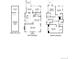 Detailed floor plan showcasing layout of the home's first floor, second floor and lower level at 368 S Humboldt St, Denver, CO 80209