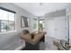The office provides a practical workspace with natural light and closet for storage at 2592 S Norse Ct, Lakewood, CO 80228