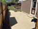 Spacious backyard featuring a patio, privacy fence and an upper tiered garden at 4783 S Taft St, Morrison, CO 80465