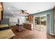 Kitchen featuring wood-look floors, ample cabinet space and stainless steel appliances at 37 E 14Th Pl, Broomfield, CO 80020