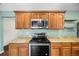 Updated kitchen featuring granite countertops, stainless steel appliances, and wooden cabinetry at 37 E 14Th Pl, Broomfield, CO 80020
