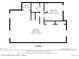 Layout of the basement showing dimensions of rooms and storage at 1133 Northridge Dr, Erie, CO 80516