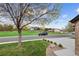 Street view of a well maintained lawn and landscape across the street from a community park at 20650 Parker Vista Cir, Parker, CO 80138